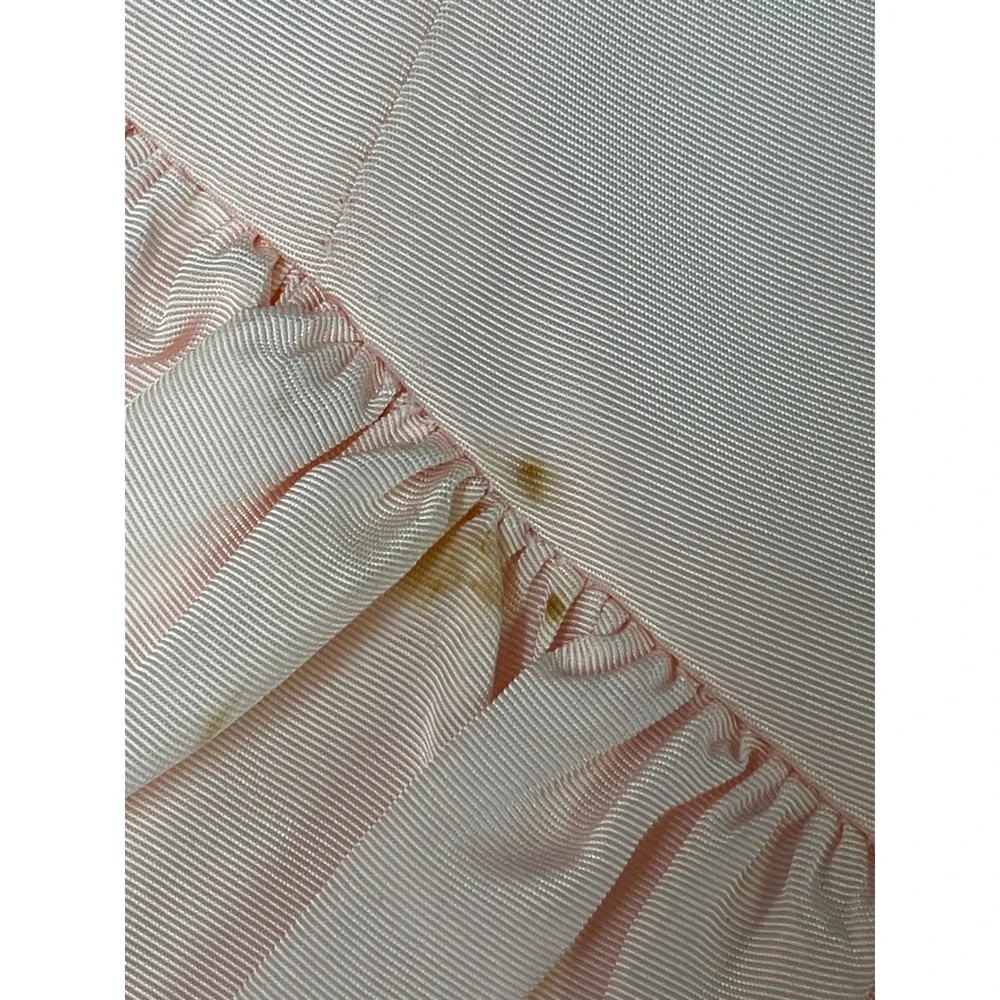 Vintage Jessica‎ McClintock Gunne Sax Pink Lace Satin Dress Size 7 Made in USA